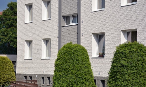 Fotografie realizací fasád pro bytový dům
